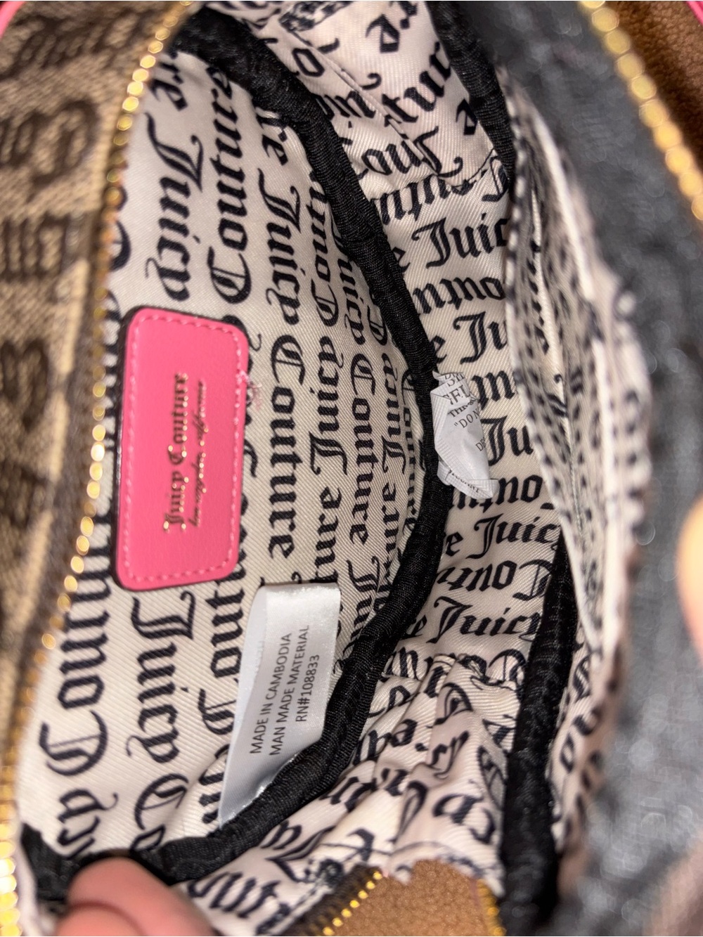 Juicy Couture Hot Pink Heart Shoulder Bag - Picture 7 of 10